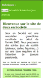 Mobile Screenshot of jeuxensociete.fr