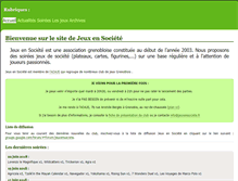 Tablet Screenshot of jeuxensociete.fr